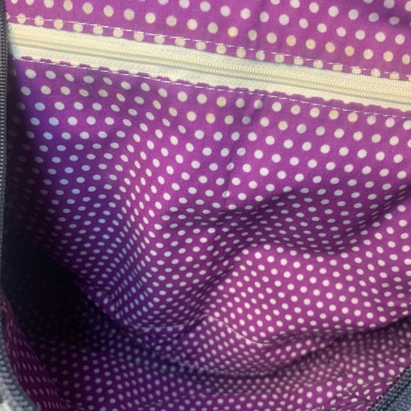 Vintage DAKINE Purple Plaid Hobo Bag - Picture 4 of 4